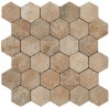 A0UB Aix Beige Honeycomb Tumbled 30x31