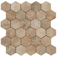 A0UB Aix Beige Honeycomb Tumbled 30x31