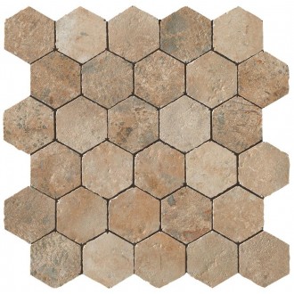 A0UB Aix Beige Honeycomb Tumbled 30x31