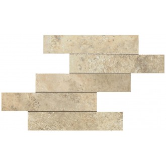 A0UE Aix Blanc Brick Tumbled 37x37