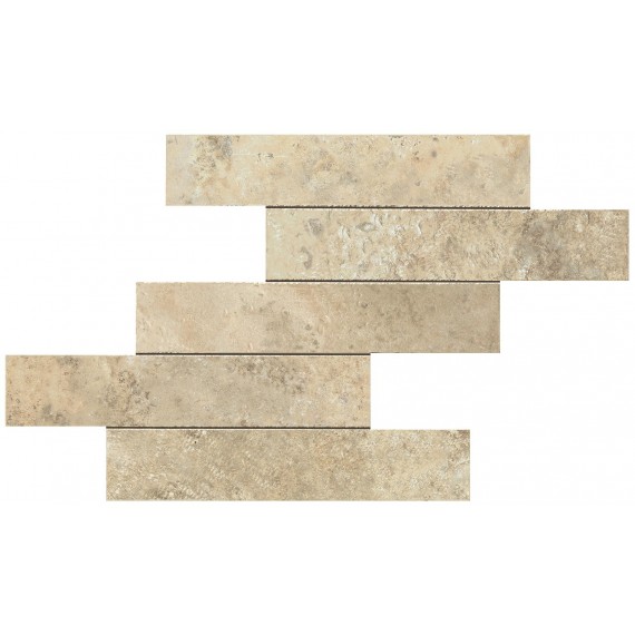 Мозаика A0UE Aix Blanc Brick Tumbled 37x37