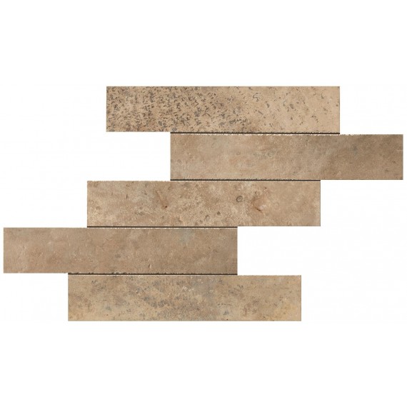 Мозаика A0UF Aix Beige Brick Tumbled 37x37