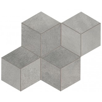 A0UL Blaze Aluminium Mosaico Esagono Lapp 30x35