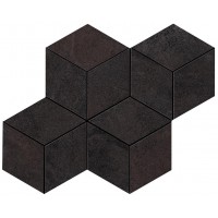 A0UN Blaze Iron Mosaico Esagono Lapp 30x35