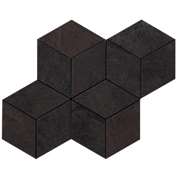 Мозаика A0UN Blaze Iron Mosaico Esagono Lapp 30x35