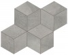 A0UO Blaze Aluminium Mosaico Esagono Matt 30x35