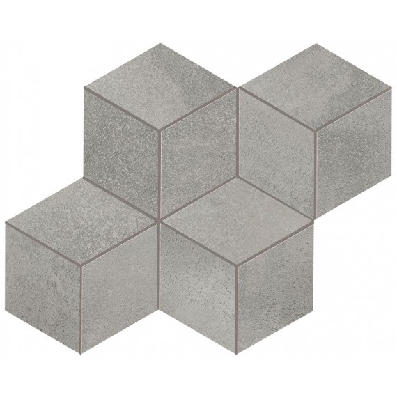 Мозаика A0UO Blaze Aluminium Mosaico Esagono Matt 30x35