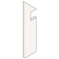 A0VB Dolmen Pro Grigio Battiscopa Sag.Sx 7.2x30