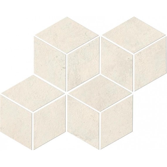 Мозаика A0Z9 Raw White Mosaico Esagono 30x35