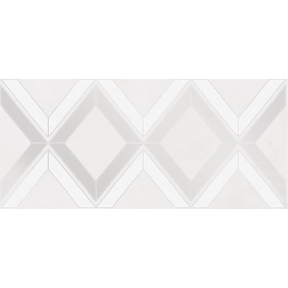 Керамическая плитка A15915 вставка Alrami ромбы серый 20x44