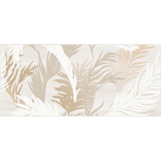 A15917 вставка Atria листья бежевый 20x44