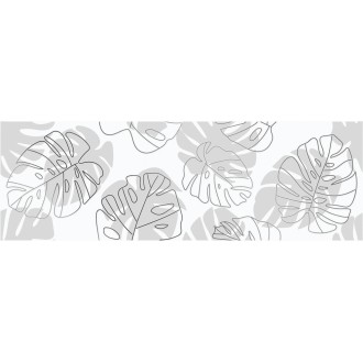 A15920 вставка Glory листья белый 25x75