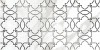 A16015 вставка Royal stone узор белый 29,8x59,8