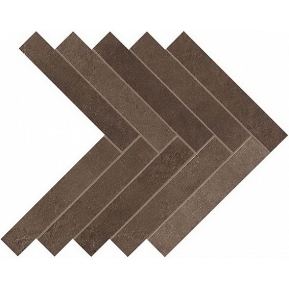 Керамогранит A1DE Dwell Brown Leather Herringbone 36.2x41.2