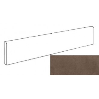 A1FE Dwell Brown Leather Battiscopa Matt 7.2х60