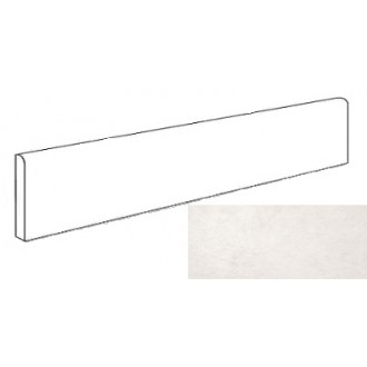 A1FG Dwell Off White Battiscopa Lappato 7.2х60