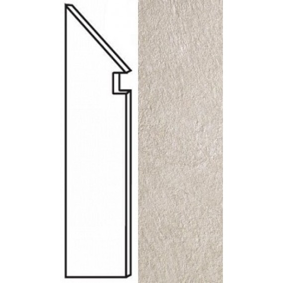 Керамогранит A1JF Brave Gypsum Battiscopa Sag. SX 7,2х30