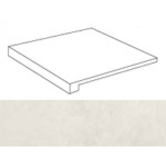 Ступени A1K2 Dwell Off White Scalino Angolare SX 33х33
