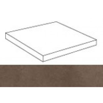 A1LC Dwell Brown Leather Scalino Angolare DX 33х33