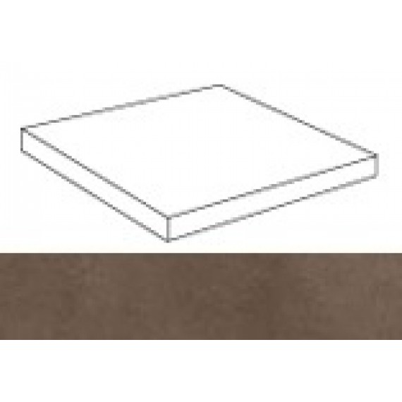 Ступени A1LC Dwell Brown Leather Scalino Angolare DX 33х33