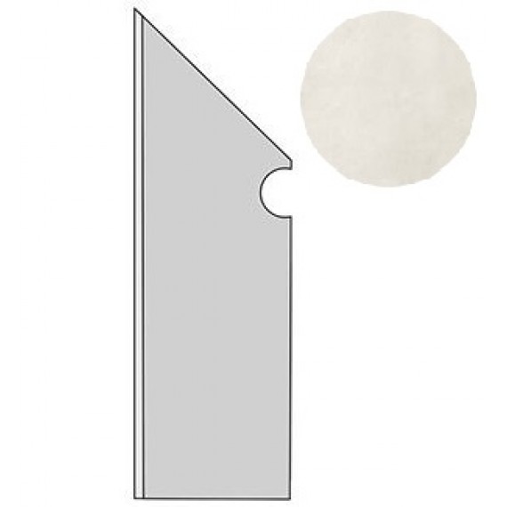 Керамогранит A1LE Dwell Off White Battiscopa Sagomato SX 7.2х30