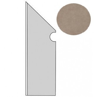 A1LH Dwell Greige Battiscopa Sagomato SX 7.2х30