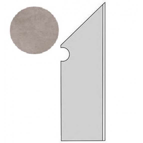 Керамогранит A1LM Dwell Gray Battiscopa Sagomato DX 7.2x30