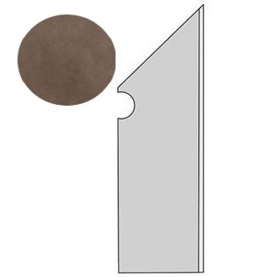 Керамогранит A1LO Dwell Brown Leather Battiscopa Sagomato DX 7.2x30