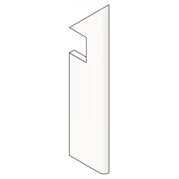 Ступени A3JQ Lims Ivory Battiscopa Sag.Dx 7,2x30