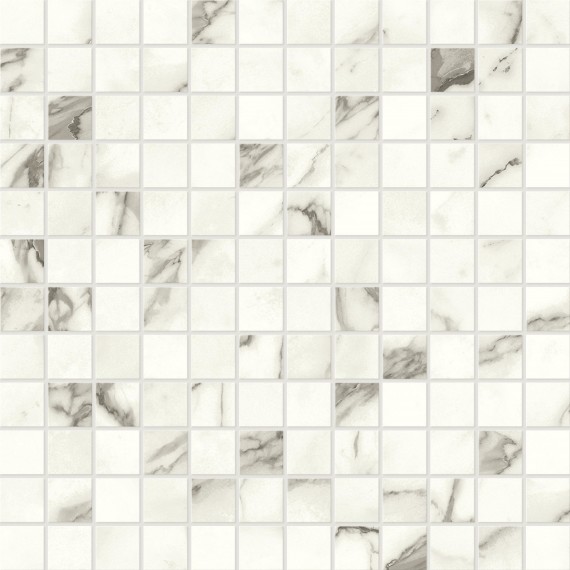 Мозаика A425 Marvel Statuario Supremo Mosaico Lapp 30x30