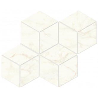 A42K Marvel Calacatta Delicato Mosaico Esagono Lapp 30x35