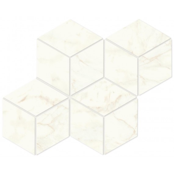 Мозаика A42K Marvel Calacatta Delicato Mosaico Esagono Lapp 30x35