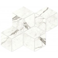 A42X Marvel Statuario Supremo Mosaico Esagono Lapp 30x35