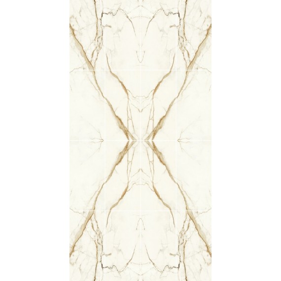 Керамогранит A4PI Marvel Calacatta Imperiale Lp Macchia Aperta 75x150