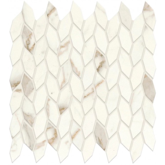 Мозаика A4WL Marvel Calacatta Prestigio Mosaico Twist Shiny 30.5x30.5