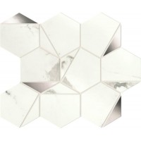 A4WV Marvel Statuario Supremo Platino Hex Shiny 25,1x29