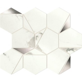 A4WV Marvel Statuario Supremo Platino Hex Shiny 25,1x29