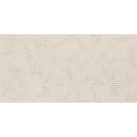 A579 3D Wall Carve Leaf Ivory 40x80