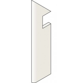 A589 Norde Platino Battiscopa Sag.Sx 7,2x30