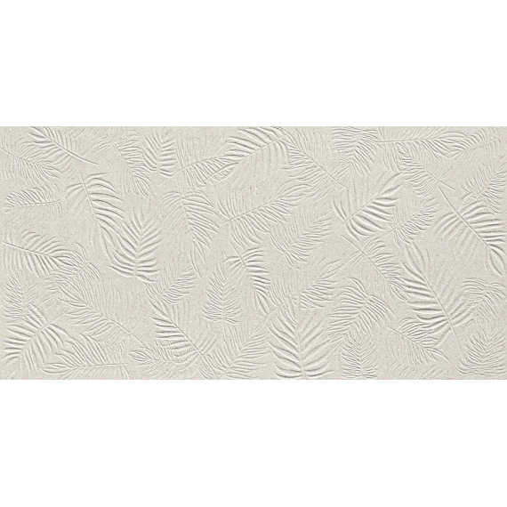 Керамическая плитка A58A 3D Wall Carve Leaf Pearl 40x80