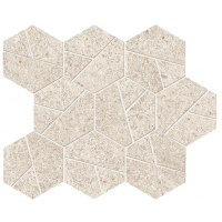 A67I Boost Stone White Mosaico Hex 25x28,5