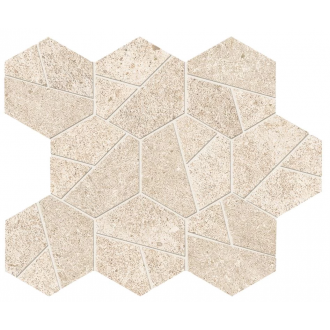 A7CU Boost Stone Ivory Mosaico Hex 25x28,5