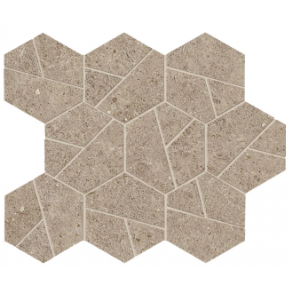 A7CW Boost Stone Clay Mosaico Hex 25x28,5