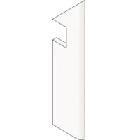 A85Q Entice Ash Oak Natural Battiscopa Sag.Dx 7,2x30