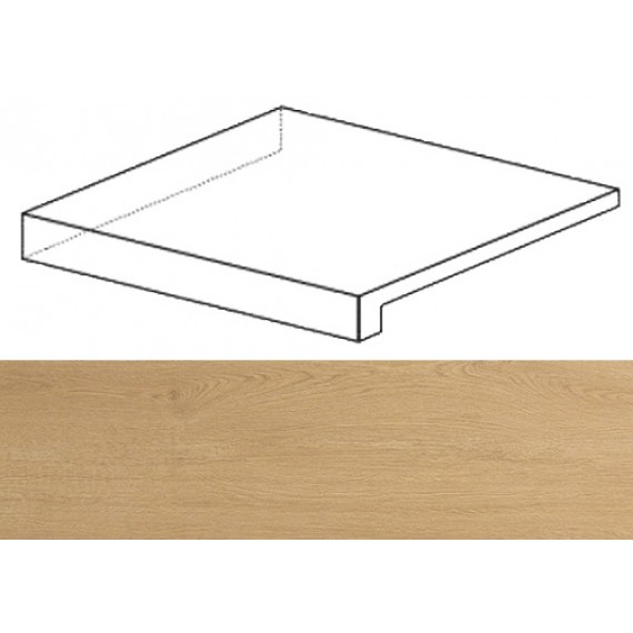 Ступени A8KS NID Natural Scalino Angolare 33 SX 33x33