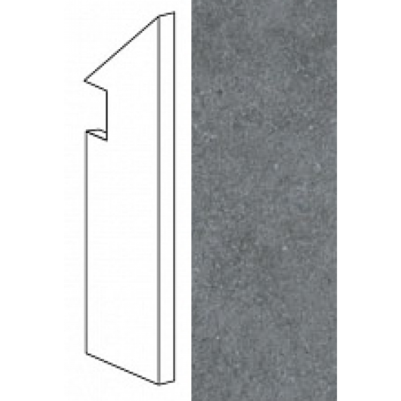 Керамогранит ABMO SEASTONE Gray Battiscopa Sag.DX 7.2x30