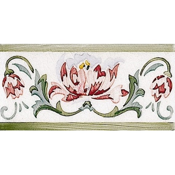 Керамическая плитка ADMO3032 Cenefa Benidoleig PB Verde C/C 7,5x15