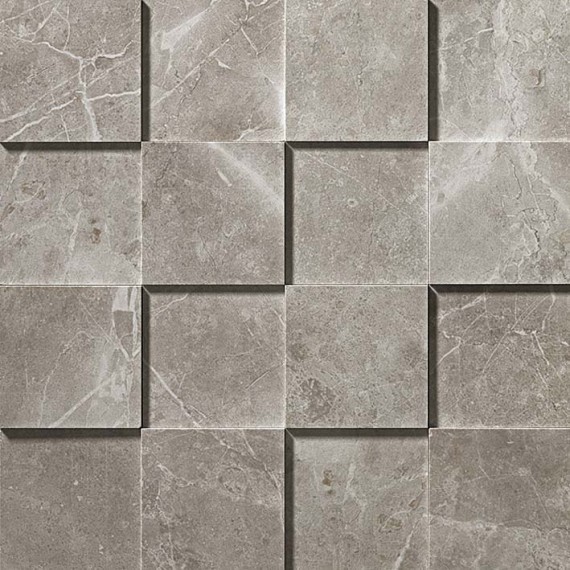 Керамогранит ADQA Marvel Grey Fleury Mosaico 3D 30x30