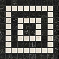 ADRI Marvel Noir/Cremo Angolo Mosaico 18.5x18.5