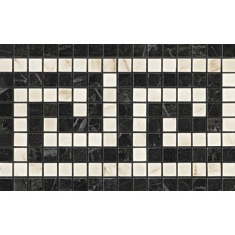 ADRJ Marvel Noir/Cremo Greca Mosaico 18.5x30